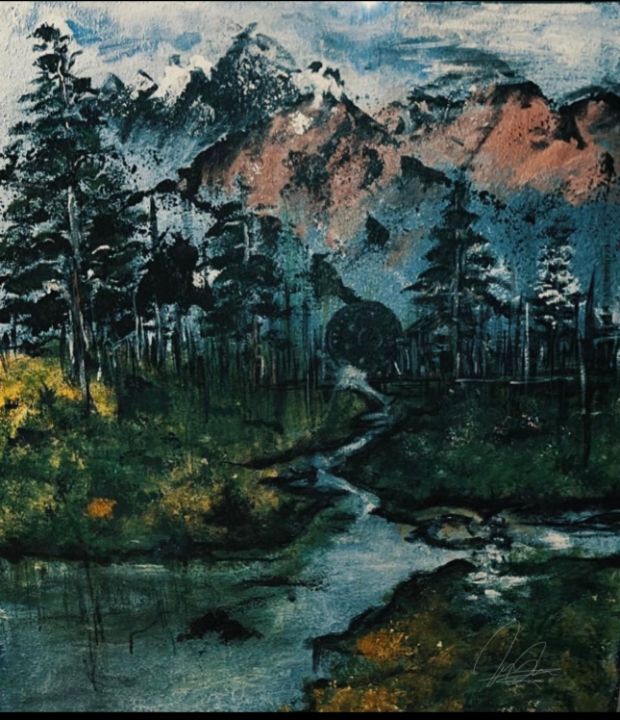 Art of the Day! "Rocky Mountain". Buy at: ArtPal.com/tramainewillia…