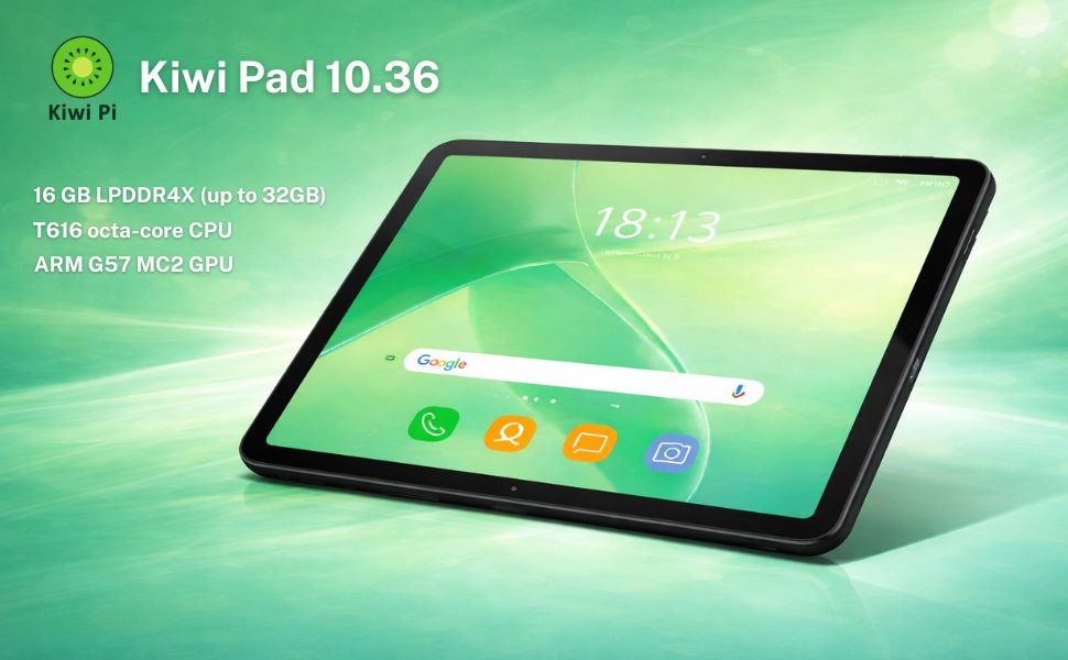 The 10.36-inch #Kiwi #Pad is a sleek and lightweight #Android