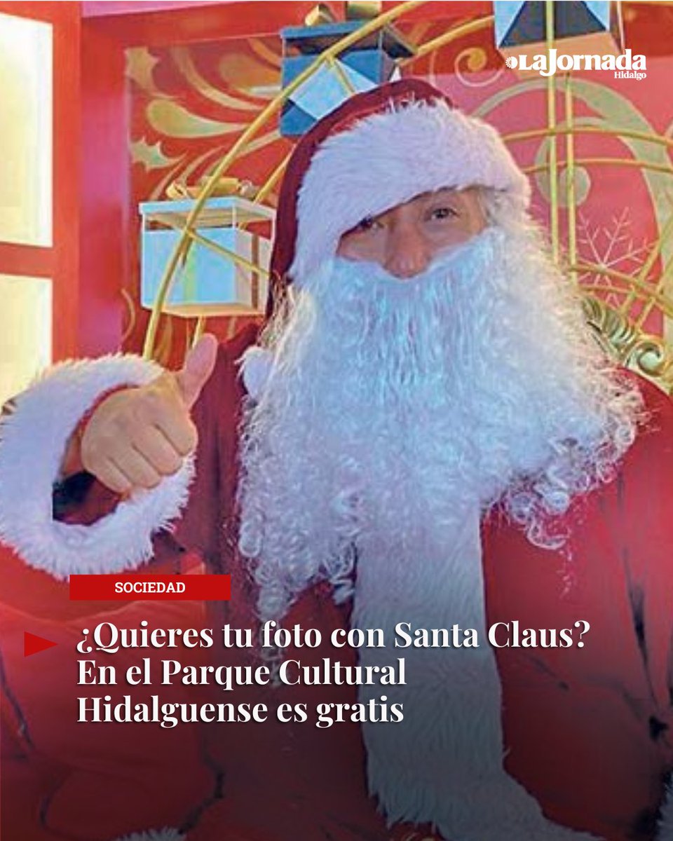 🎅🏼Visita la Casa de Santa Claus en el Parque Cultural Hidalguense y tómate la foto gratis; estos son los horarios

lajornadahidalgo.com/quieres-tu-fot…