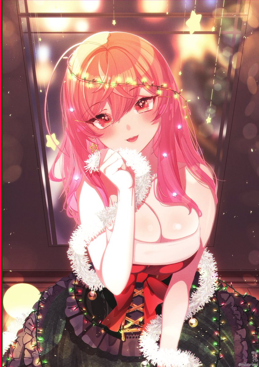 「Happy Merry Christmas #ririkart」|みくりうに⁂skeb募集中のイラスト
