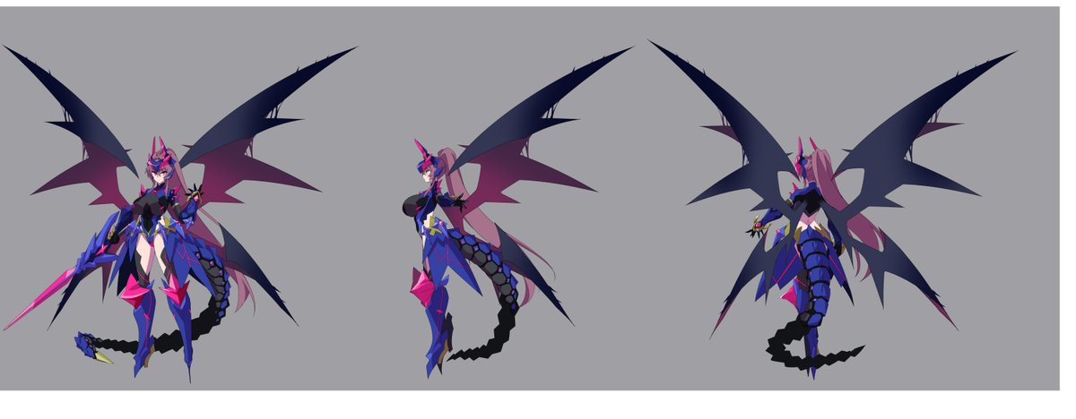 サークル菊花亭のコートレット@ikemaba  様のご依頼の『光魔戦姫アメジストハート』です。人間の希望や欲望をエネルギーとして戦う、サキュバスによる変身ヒロインで、光と闇の双方の属性を用いることが出来るという設定です。
この度はご依頼誠にありがとうございました!! 