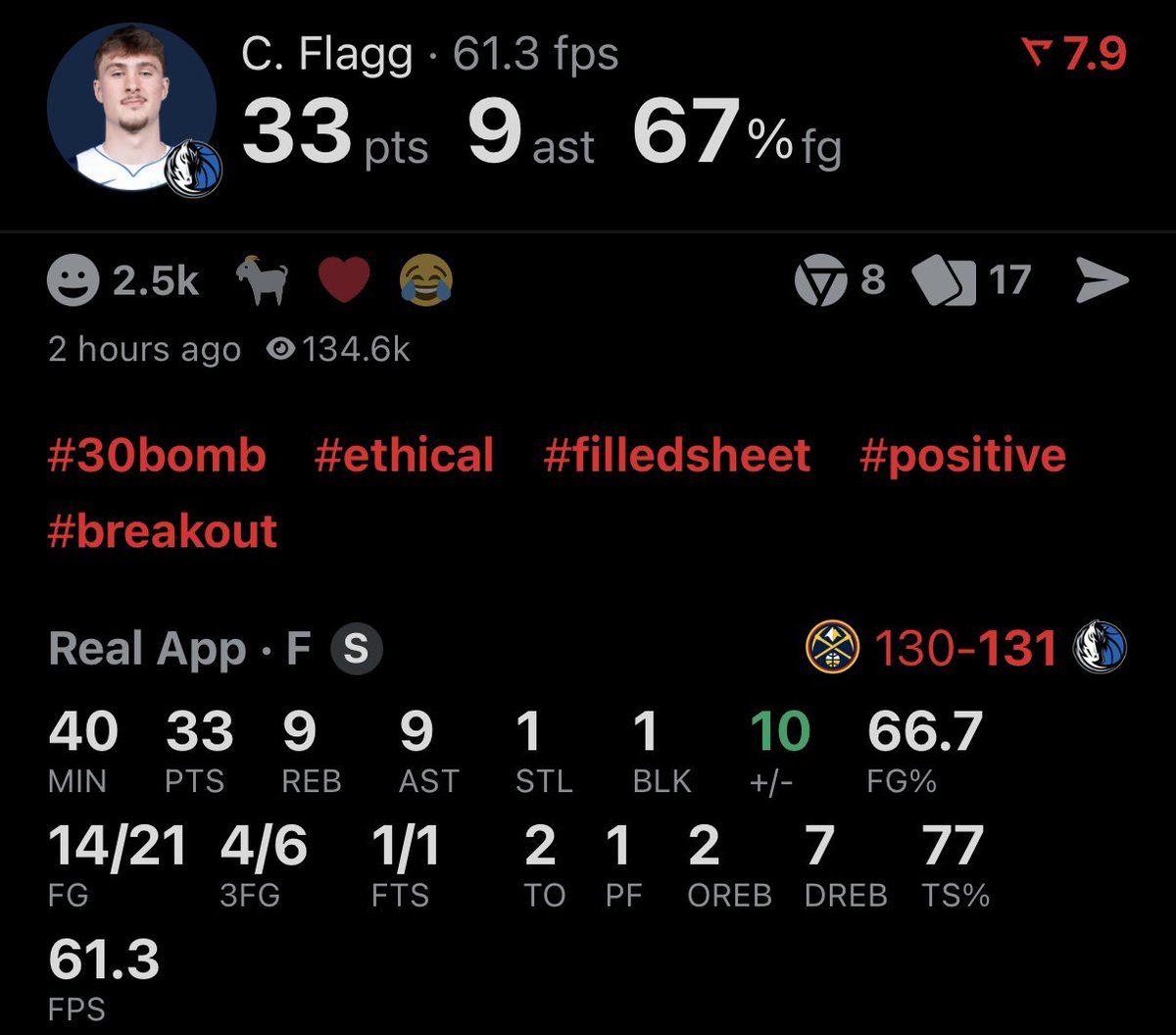 Cooper Flagg just did the same exact thing but in the NBA. Him and AJ are basically the same age too. It’s insane what we’re watching bro