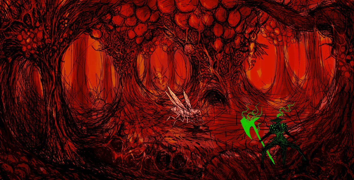 cubic_skull's tweet image. The Fleshscape #godcorpse