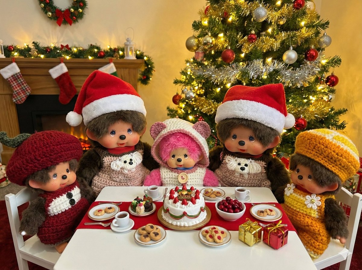 2000年発売 クリスマス ケープドレス モンチッチ 752 稀少品 モンチッチ クリスマス ケープドレス2L