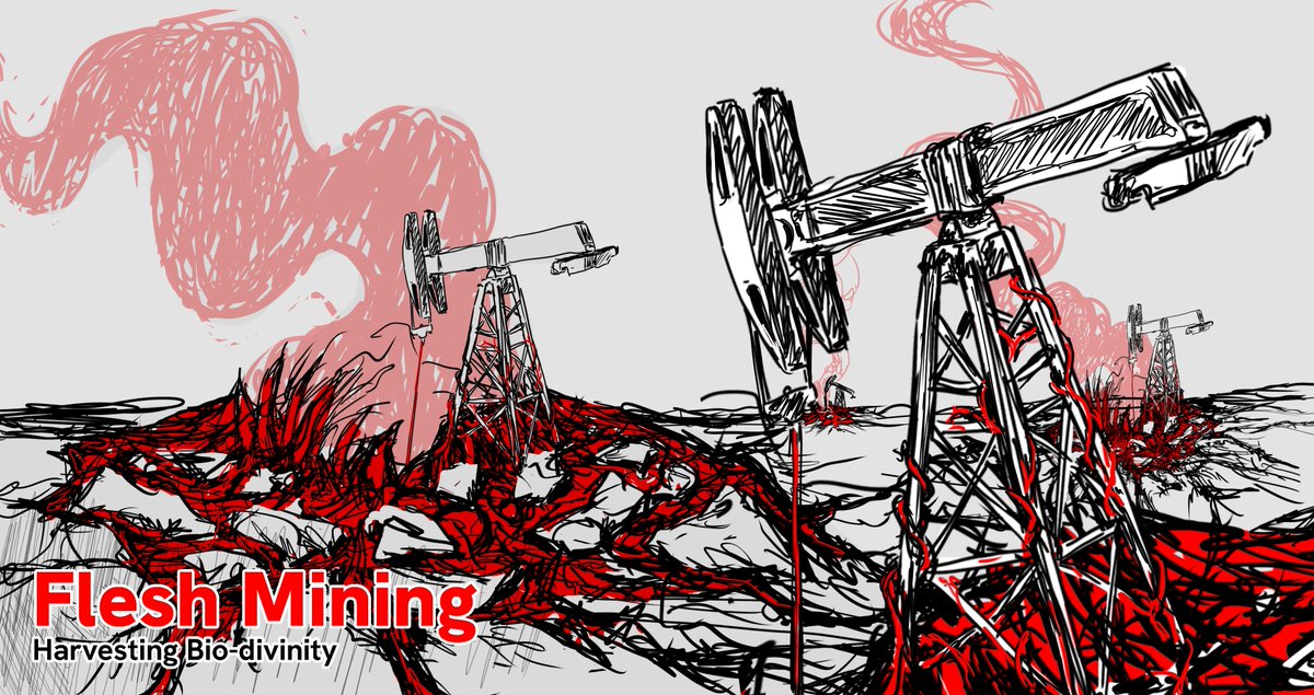 cubic_skull's tweet image. The Fleshscape #godcorpse