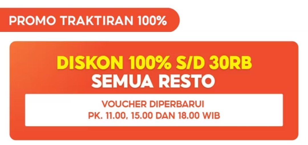 RacunBelanja's tweet photo. Siap siap klaim voucher ShopeeFood diskon 100%

Klaim di sini:
https://t.co/w8Y9z3Fqs3 https://t.co/wdu5mUaxXC