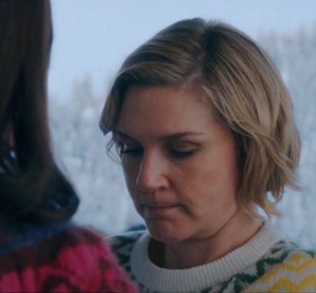 hellynaswife's tweet photo. the hive trying to change carol “because they love her” is literally the exact same shit every homophobe says i KNOW she was getting flashbacks to conversion camp and that breaks my heart #pluribus https://t.co/HxXK9Ixm3c