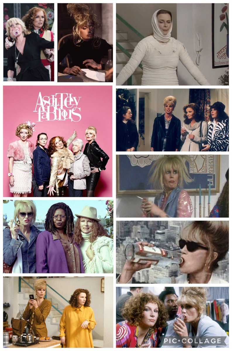 Hun_derrated's tweet image. If you’re already fed up of the Christmas programming, all five series of Absolutely Fabulous plus the specials are now streaming on @BBCiPlayer #hunderrated