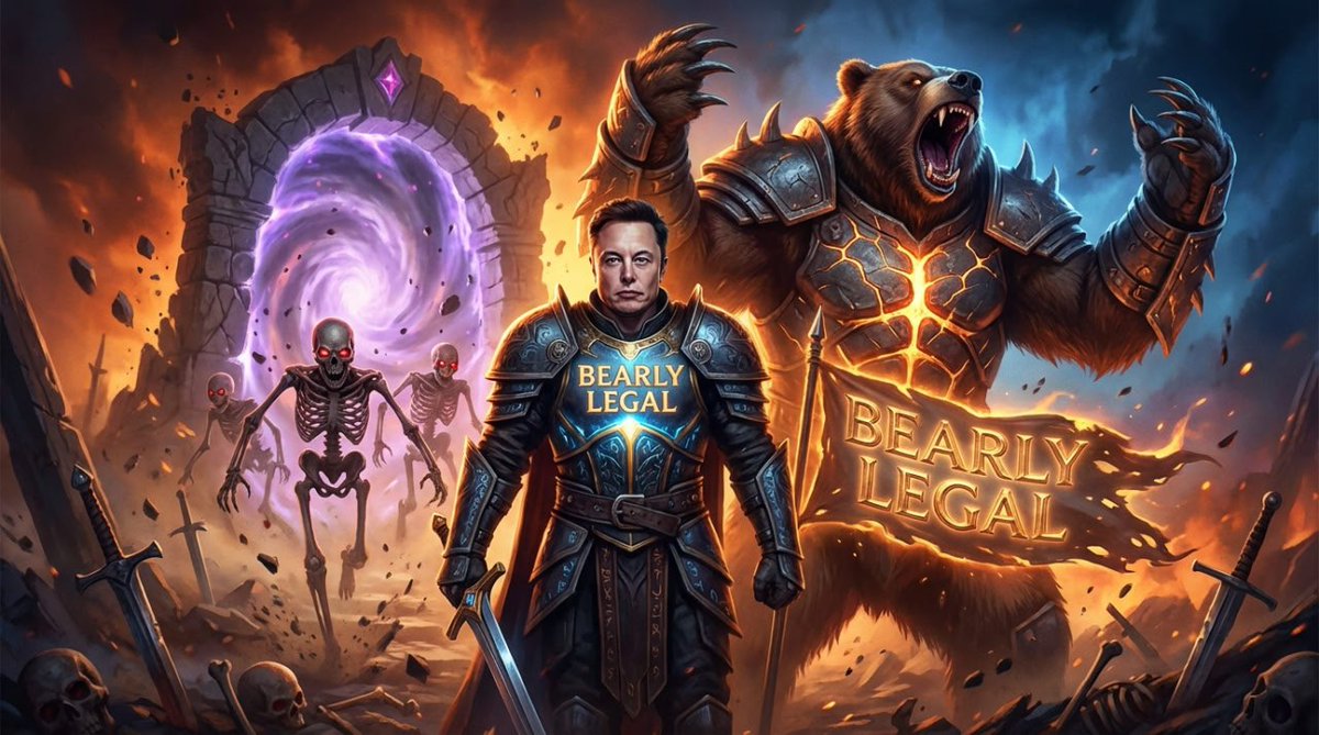 MrShelby43's tweet photo. @coingecko Bearly Legal 🚀🐻 new Elon character...
GdpT5L4J59thYq8L4us3roGHkjjJZiYhbqZGPESTpump https://t.co/m2IDDFC20J