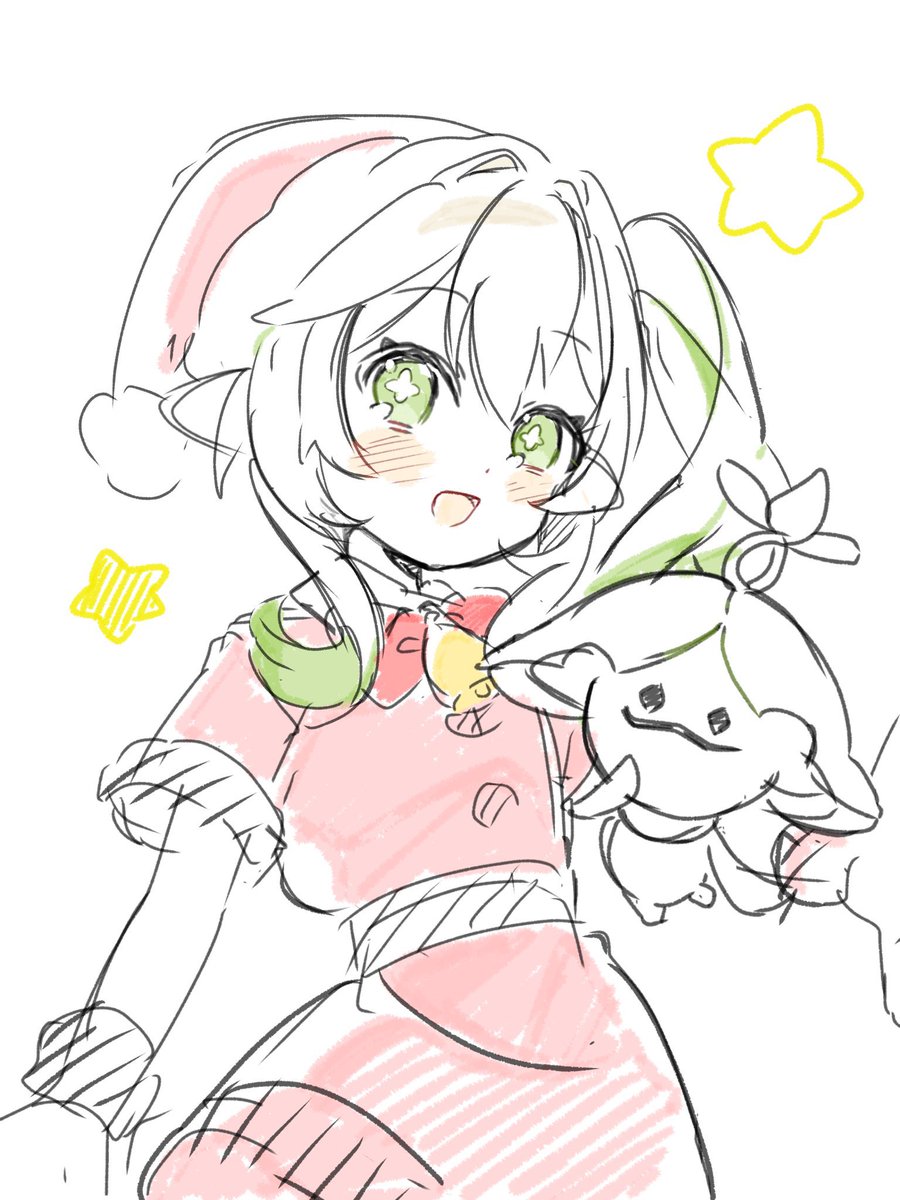 hsmsgjhs's tweet image. めりくり✨🎅🎄✨😍🌱なひ！