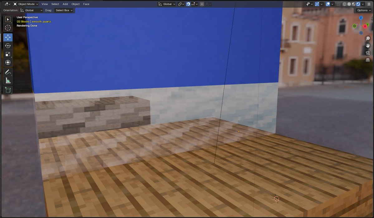 ThAncient1's tweet photo. Little update. Messing around with my Blender PBR setup, and accidentally replicated the reflective effect used by shaders like Complementary. It seems obvious now that this was possible, but it didn't occur to me at the time. Happy accident, I guess 🤷
#b3d #Minecraft https://t.co/3KRfGciDUc