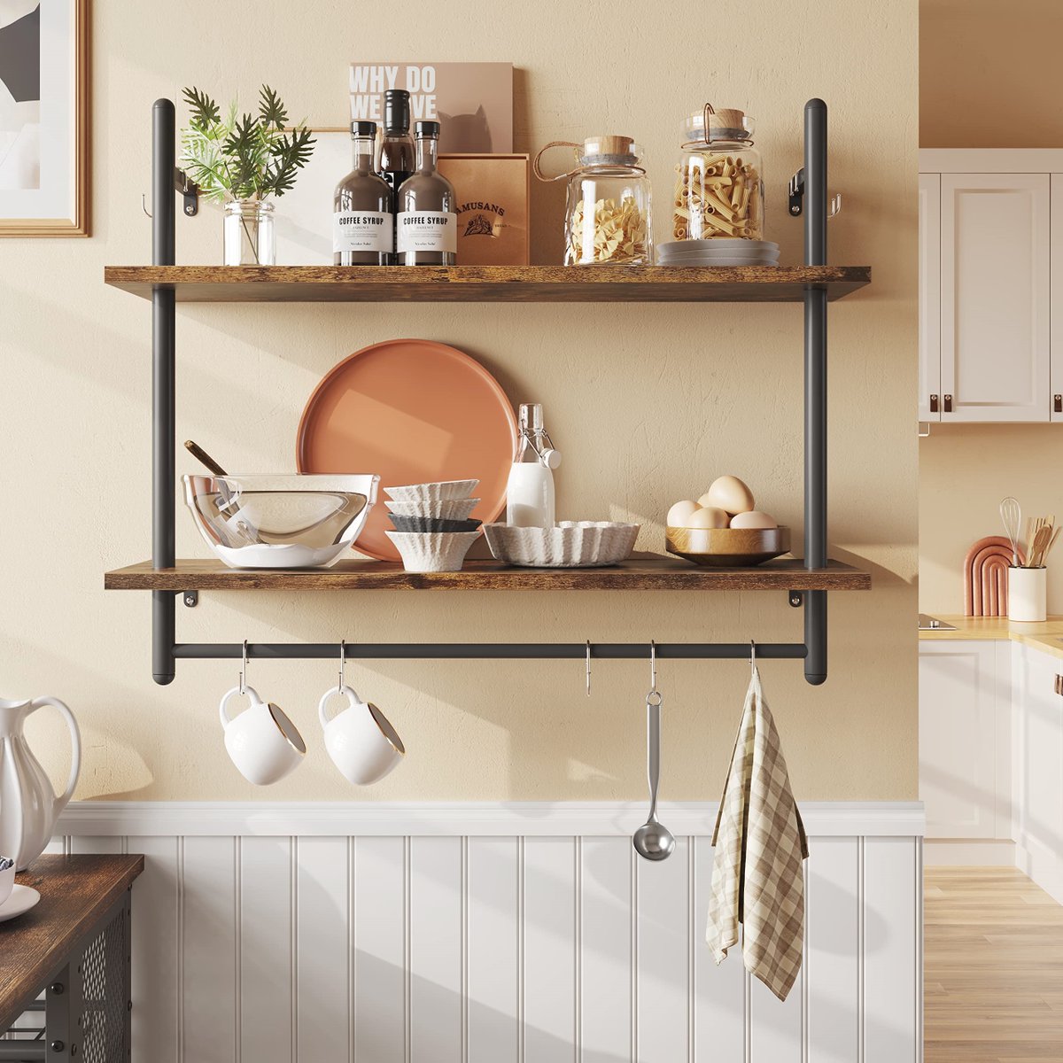 Cozzy_Concept's tweet photo. Bestier Pipe Shelf Industrial Floating Shelving 31"" Kitchen Wall-Mounted Shelf with Towel Bar Hooks Coffee Bar Shelf Wine Hanging Display Rack Bookshelf Living Room Decor Bathroom-Rustic Brown

 Rating ⭐ : 4.8
 Check Amazon price >> 🔗 : https://t.co/Bja5iZ6kmq https://t.co/TdHLhnOYZO