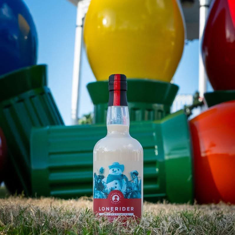 loneriderbeer's tweet photo. Tomorrow, Christmas Eve, our Wake Forest location will be open 1PM - 8PM. Stop by and enjoy a holiday cocktail and take home a bottle of our Southern Nog for your holiday celebrations! https://t.co/bKpm73RCSS