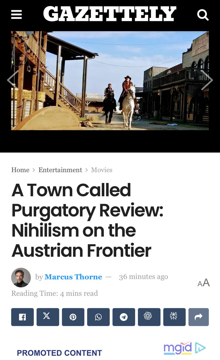 Thank you <a href="/gazettelydotcom/">Gazettely</a> for the review! 

You can read it here!!! 

gazettely.com/2025/12/entert…