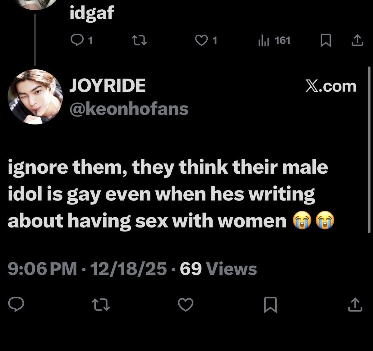 mirrorbind's tweet image. nasty behavior same person too keonhofans and taintpixel