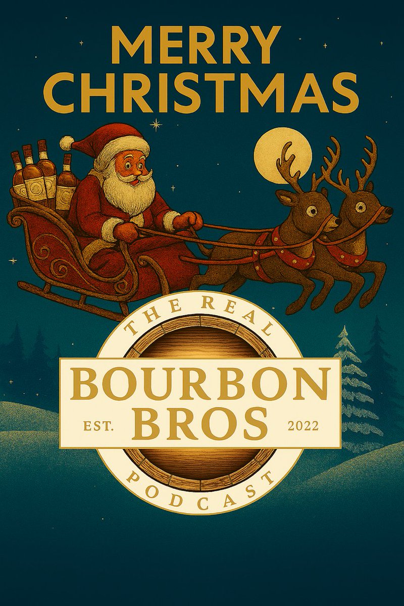 realbourbonbros's tweet photo. Merry Christmas from THE Real Bourbon Bros! Be safe, enjoy time with friends and family, drink good whiskey and listen to us! Giddyup! Enjoy!

#trbb #bourbon #merrychristmas #jesus #christ #usa #trinidad #michigan #florida #family #whiskey #love #peace #therealbourbonbros #party https://t.co/L0IubXrbWH