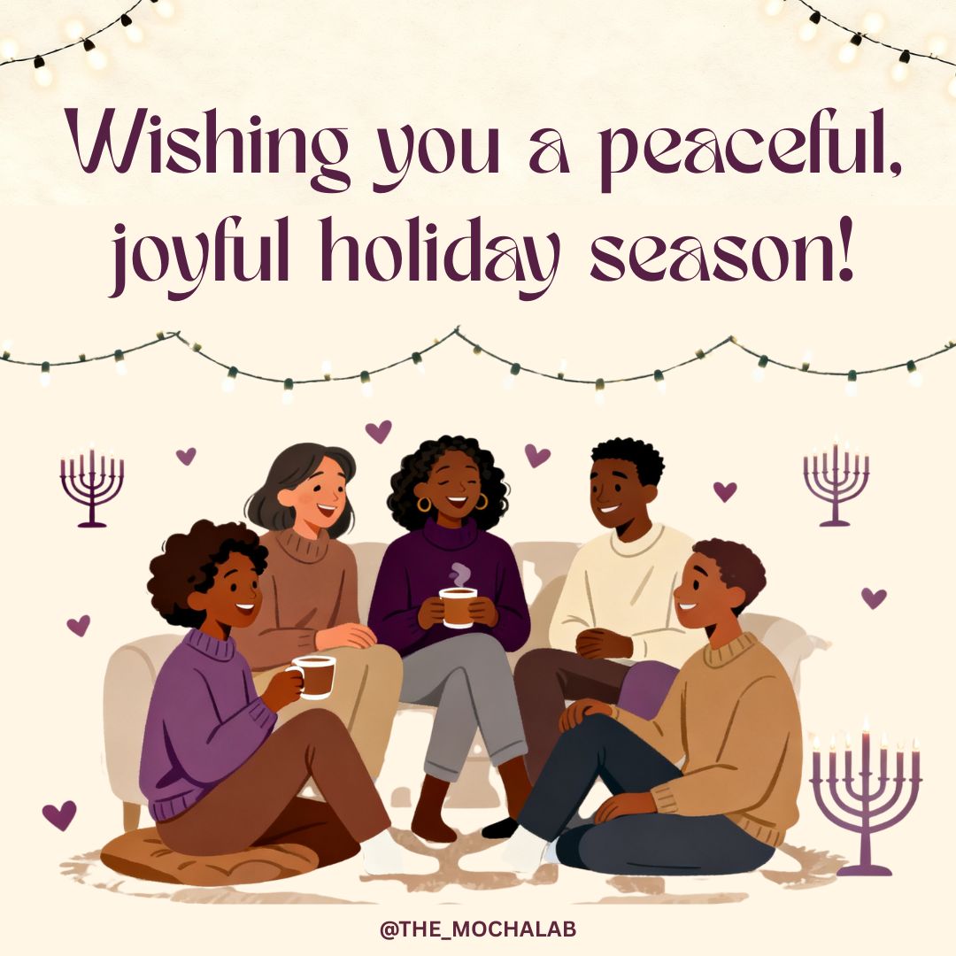 Wishing you a warm, peaceful holiday season!    Our hope for a just future lies in our collective commitment to each other. May your end-of-year be filled with joy and reflection.   Happy holidays to all!