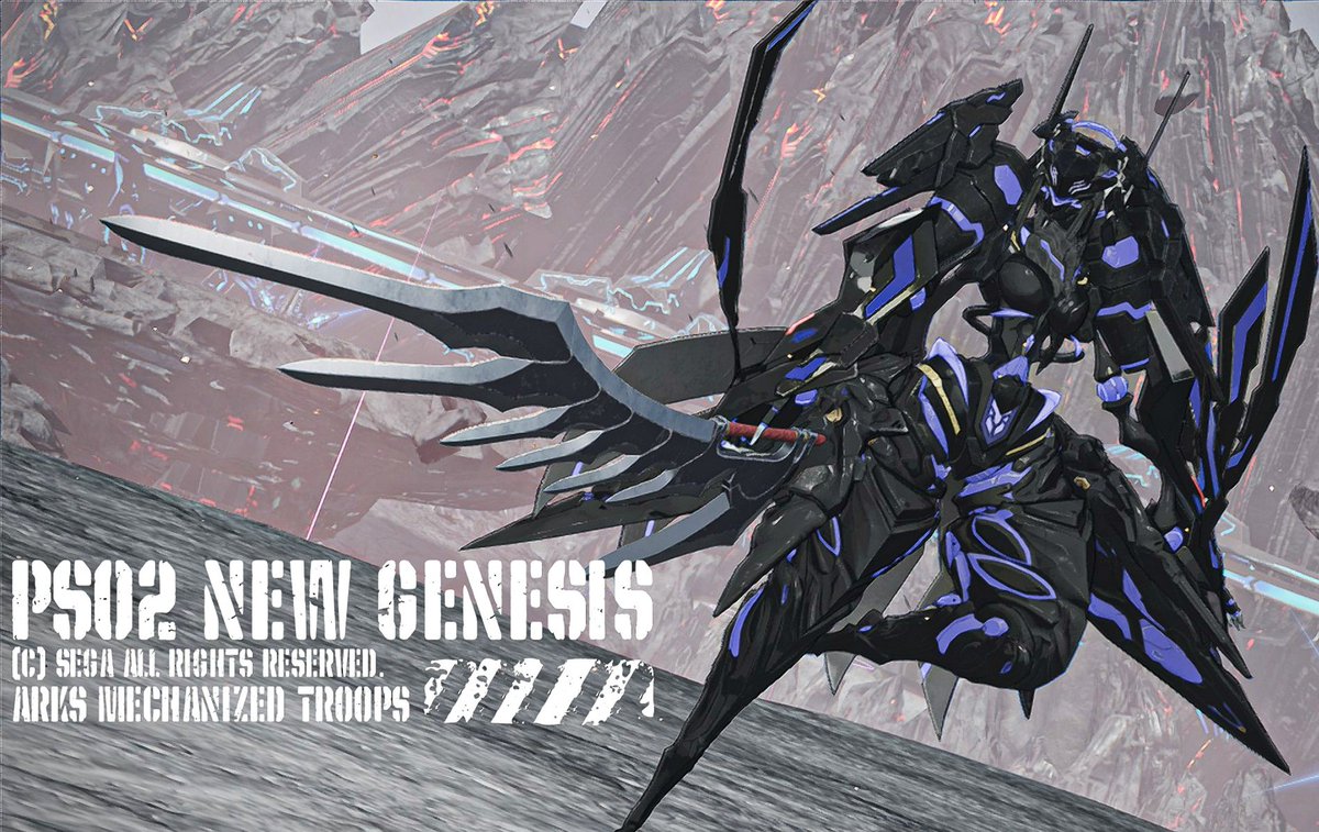 ship8_Rakishisu's tweet image. #PSO2NGS #PSO2NGS_S︎S 
#キャス子はいいぞ 
#メンテの日なのでssを貼る 
悪役風フルメタルキャス子(∩´∀｀)∩