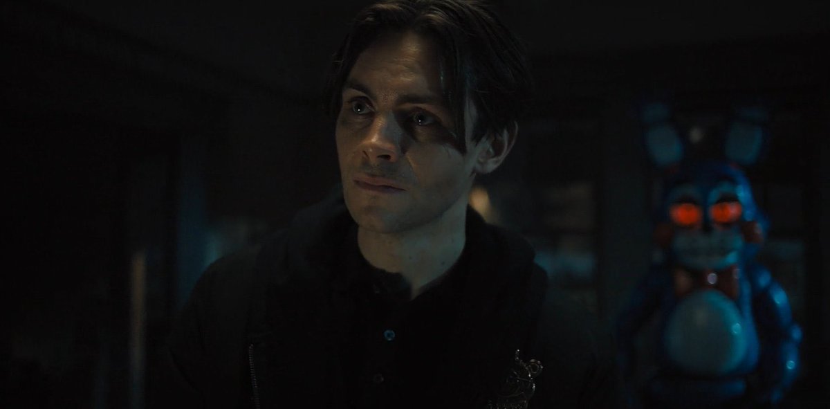 phoxliq's tweet photo. He's such a wonderful actor. I hope he gets more screen time in FNAF 3. I saw someone writing that Michael might sacrifice himself for his sister. For some reason I think that's what will happen. 💔
#fnaf #michaelafton 
#FNAFMovie2 https://t.co/wwdZRx28iL