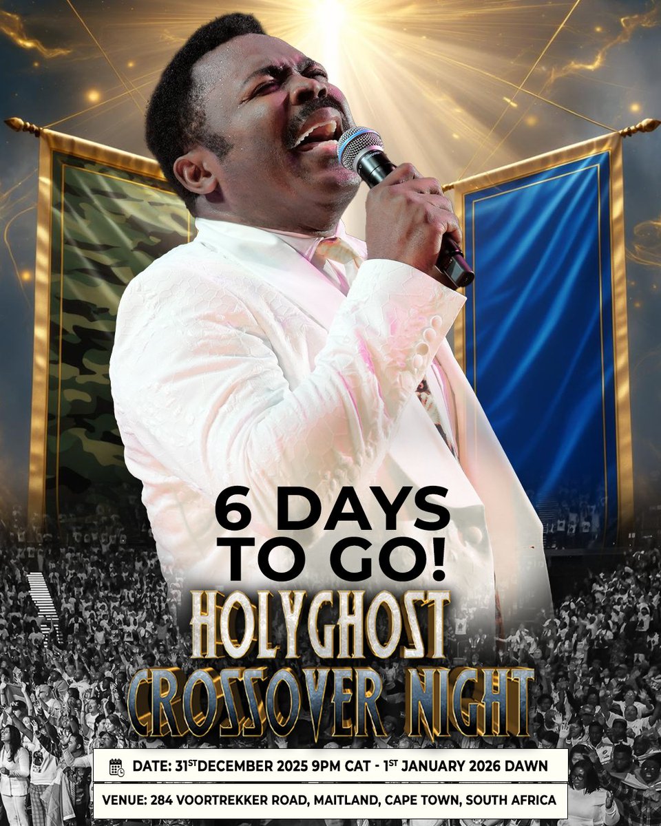 PstJohnAnosike's tweet image. 6 Days To Go!
WHAT DO YOU WANT FROM 2026?

Clear your diaries for the last day of 2025. The only place to be on the 31st December is SRE, speaking mysteries and coding the timeline of our new year!

If you have travelled already during this time, be back in time for this Cross…