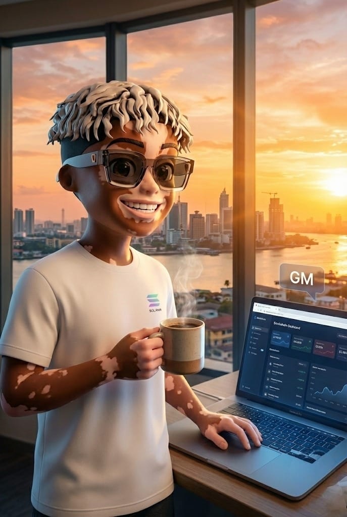 younggee704's tweet photo. GM fam ☕🌅

Just woke up, sunrise slapping through the window, coffee poured, feeling that locked-in energy.

One real thought: the market rewards the patient ones who keep shipping when everyone else is scrolling.

Y'all up grinding already? Let's make today count.

#Web3NG #Crypto