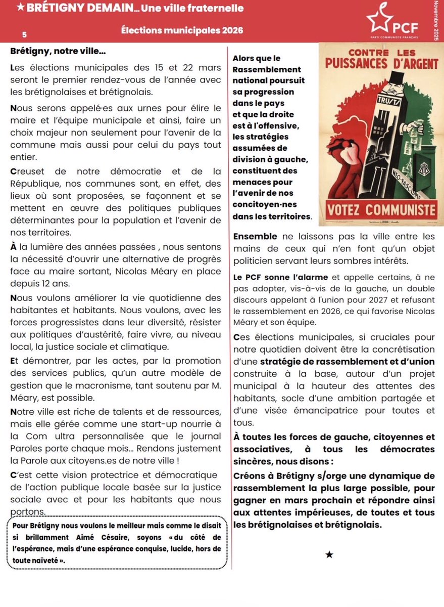 CamoPhilippe's tweet photo. Dernière édition 2025 de Brétigny demain, une ville fraternelle ! Bonnes fêtes à tous , on se revoit bientôt ! https://t.co/vCNUTBjghB