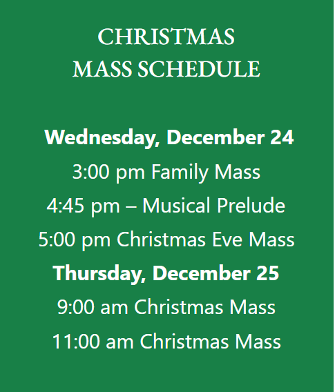 StAndrewChicago's tweet photo. Please make plans to join us for Christmas during one of the Masses celebrating the Incarnation. Have a very wonderful and Merry Christmas! https://t.co/EvMbqsG4kG