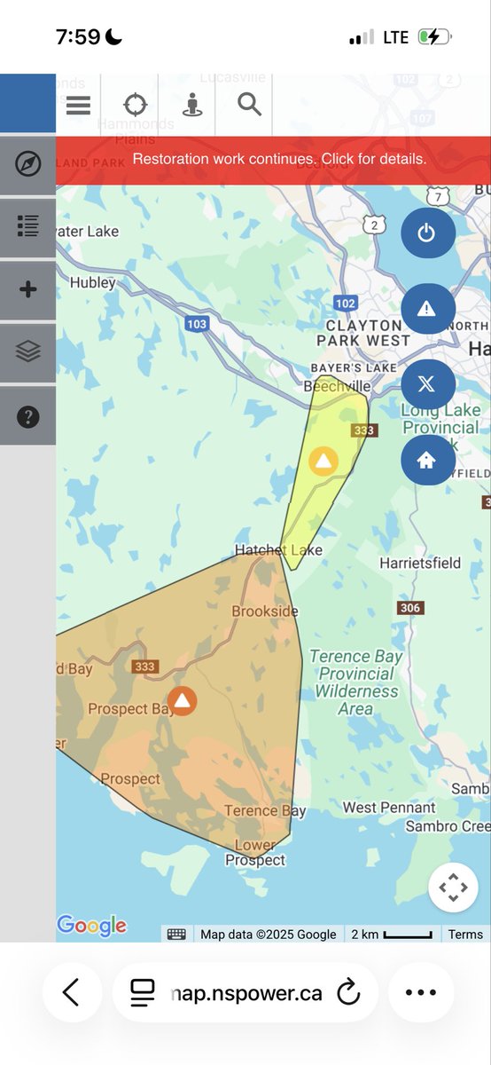 Anyone know why power is out tonight #prospectroad #halifax <a href="/nspowerinc/">Nova Scotia Power</a>