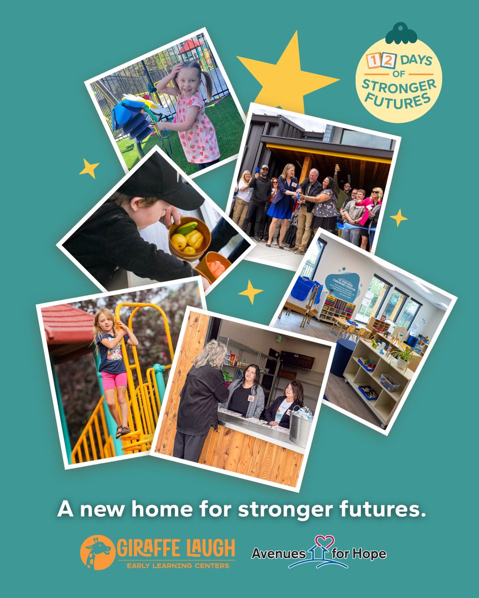 One of our biggest milestones this year is the opening of our brand-new Franklin Center!  🎉 Because of you, 80 more children and families have access to high-quality child care and early education.

👉 Support stronger futures here: ow.ly/t3Zw50XBtxA