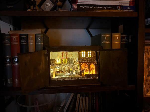 Hera_Aoe's tweet image. I have a follower who builds aoe2 related art 

He spent over 100h building this, and im honestly shocked at how good it is

His ig handle is old_times_builder if anyone wants to check his previous works!