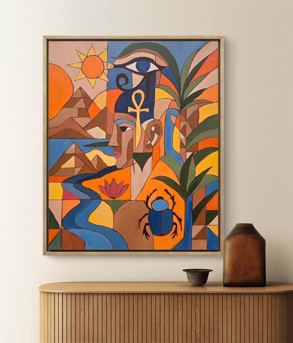 doniasart's tweet photo. #Egypt #art #artists #cubist https://t.co/KenFbXoI1f