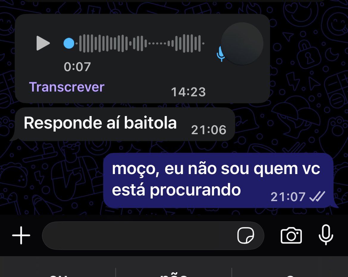 mallowiz's tweet photo. amo dividir o wpp com barbeiro kkkkkkkkk https://t.co/CNDpUR1PLp