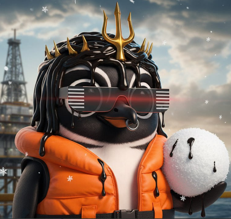 Built for the cold.
Tested by the spill.
Unstoppable by design 🐧👑

#PENGO #PetroPenguins #FlipTheRigs