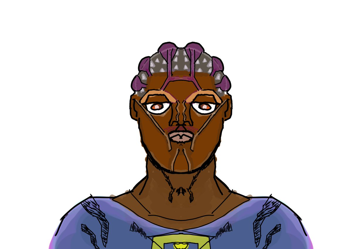 Readysetdrawart's tweet photo. Day 10
Started learning how to draw a face from a 3d reference. This is first attempt to replicate the face without looking at it.
#RoyBenz #Noobart #DrawingFace #Drawingfromimagination https://t.co/YRNUig3F89