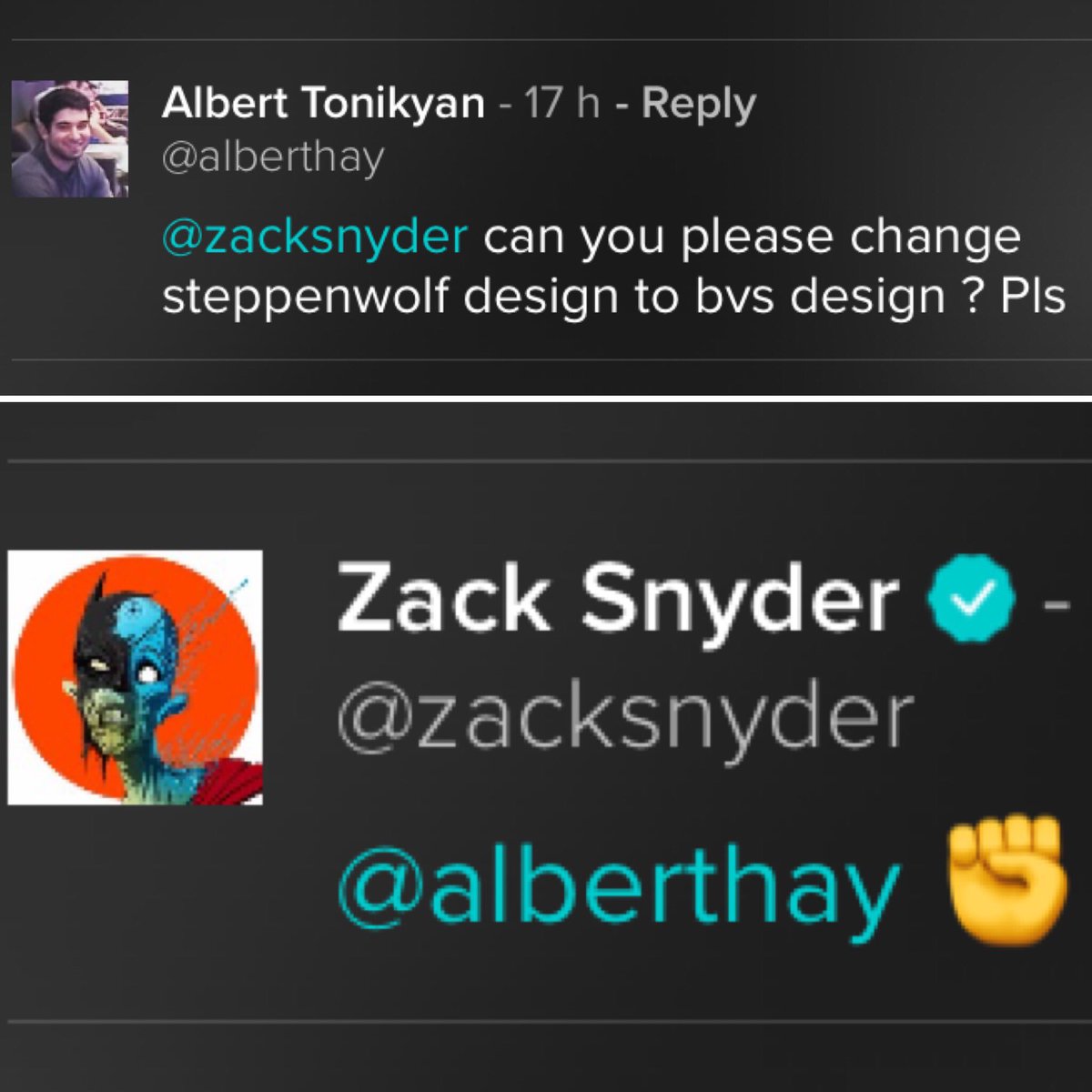 SnyderVerseDC's tweet photo. We won

#RestoreTheSnyderverse https://t.co/ZO9R5MEfhB