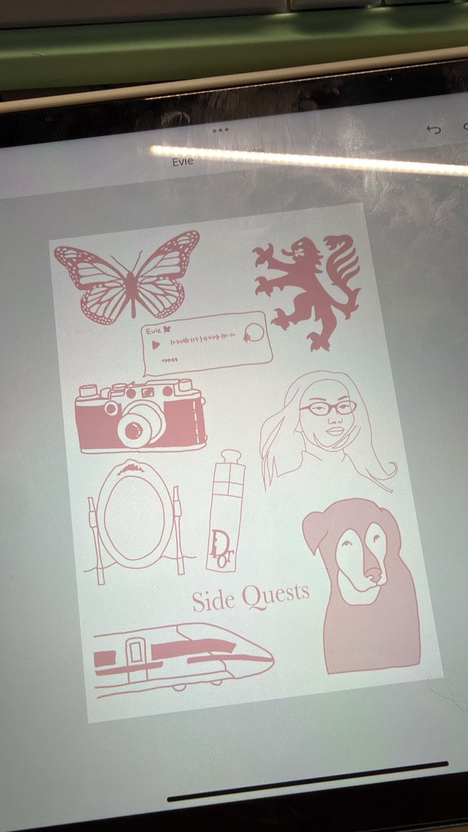 Mein Bestie hat einfach ein Evie core gezeichnet🥹😭😍