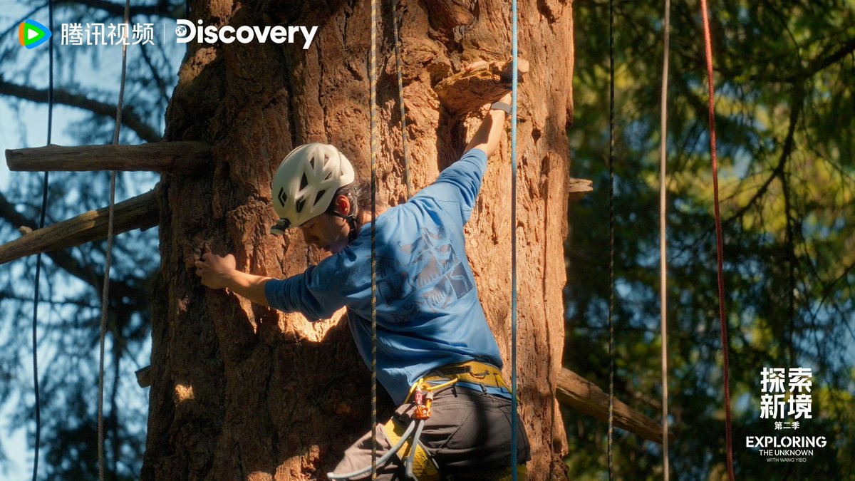 ChinaDaily's tweet photo. #China's pop icon #WangYibo is taking on North America's most iconic climbing spots in the new discovery reality show "Exploring the Unknown with Wang Yibo". 🌄🧗 #王一博 #探索新境 https://t.co/1nGDdBzrkb