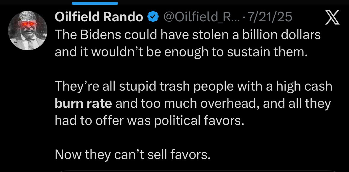 Oilfield_Rando's tweet image. Called it