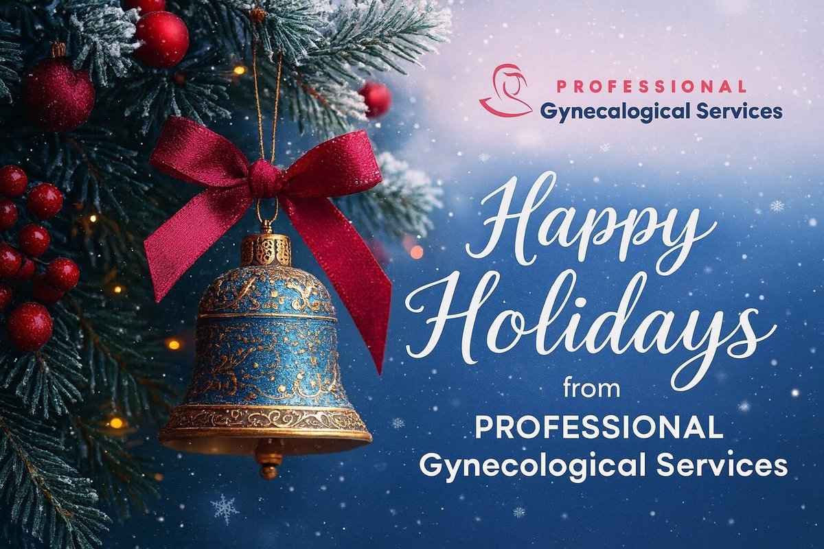 ProfGynServices's tweet image. Happy Holidays!

Wishing you peace, wellness, and joy throughout this holiday season and the coming year.

Thank you for allowing us to care for you — it is our privilege to support your health.