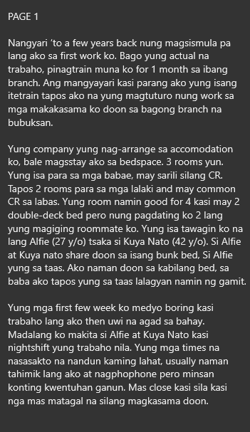 AlterOfan83223's tweet photo. Kahit tulog yung Isa pa nilang Kasama  sa Room ay Di na Napigilang Isubo ni Closeted Dude and Crush nyang Rommate

Page 1
Sender: Closeted Dude

#ConfessionOfanAlter730 https://t.co/xpSVYjwhty