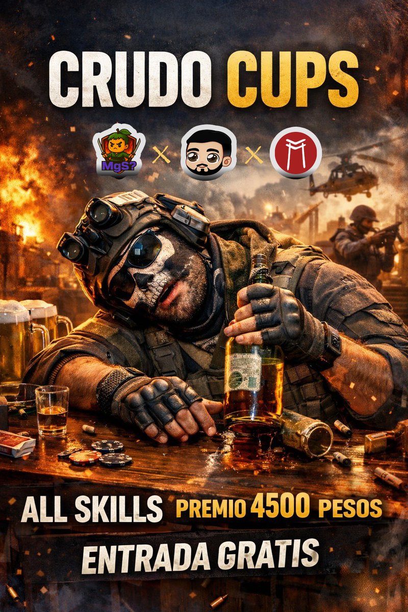 🏆CRUDO CUPS🏆

👽Torneo “All Skills”

🗓️JUEVES 25 DE DICIEMBRE
⏱️3:00 P.M HORA CDMX
😈FORMATO MP 135 PTS

🎖️PREMIO: 4,500 PESOS MEXICANOS

➡️Costo de Entrada: GRATIS

Comenta la palabra Spot y sigue a estas 3 cuentas para poder ser el afortunado en entrar al torneo, no olvides