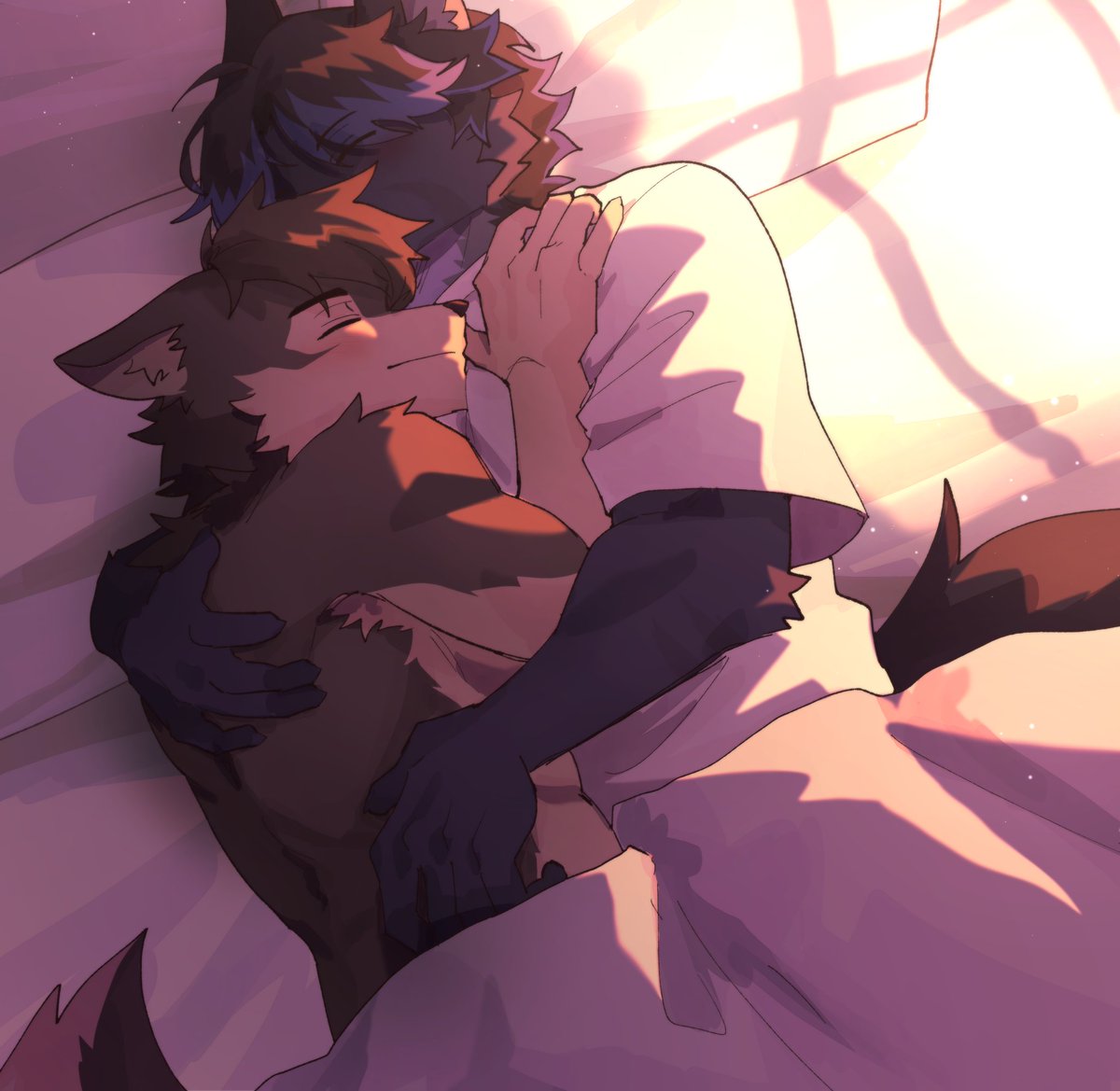 NewMoonAzure's tweet image. Let's just sleep the day away. 😌💤