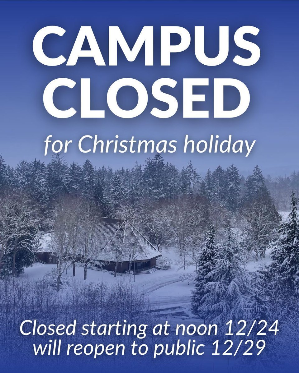 GHC will be closed to the public starting at noon tomorrow, 12/24 and will re-open on 12/29. Happy holidays, Chokers!