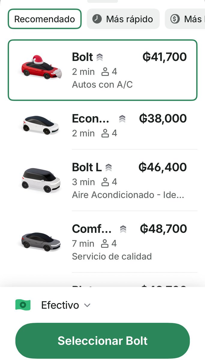 La mayoría nos estamos movilizando en plataforma estos días. 

Sepan, en los que no sea Economy de Bolt tienen que exigir AA. El costo está muy inflado por la dinámica, y la propia app dice que son vehículos con aire 

Si no aceptan, cancelen y dejen nota