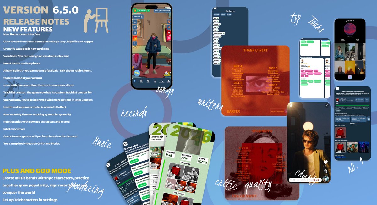 Groove Journey (BEST MUSIC CAREER SIMUALTOR) tweet media