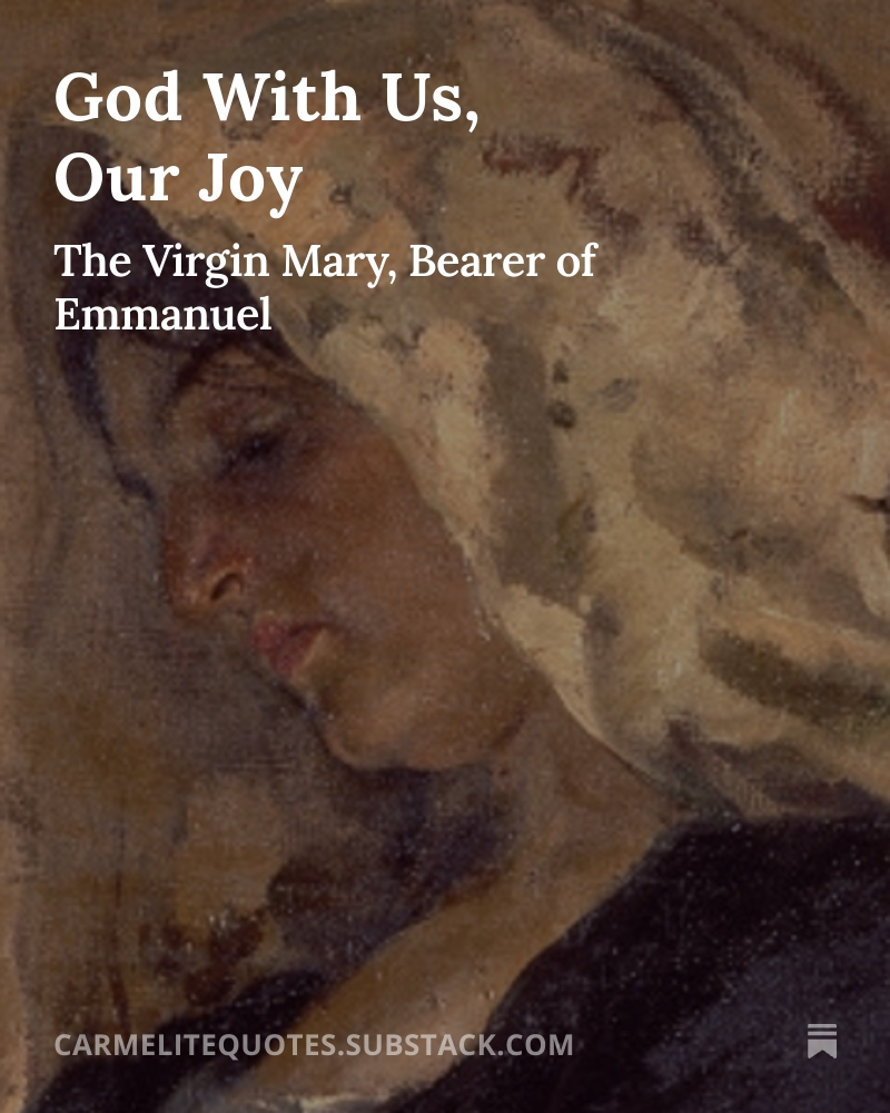 carmelitequotes's tweet image. 🕯️ As the Church prays O Emmanuel on December 22, Bishop Silvio José Báez, OCD, reflects on the Virgin Mary, bearer of God-with-us, and the Christian joy that endures poverty, darkness, and even the Cross.

🔗 twp.ai/4iu9b6

#Advent #Mary