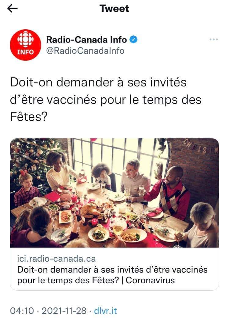 JulietteMiss46's tweet photo. Je vous invite à relire ces succulentes recommandations pour le temps des fêtes datant d'une époque pas si lointaine.

#INSANITY 
#FolieCovid
#Jemesouviens
#DevoirdeMémoire
#couvrefeu https://t.co/d6k6Ma8BAP