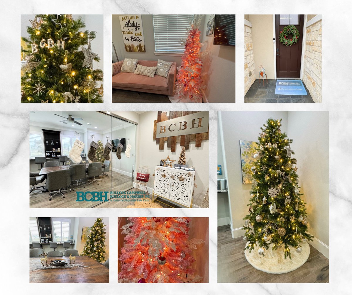 BCBHLAW's tweet photo. 🎄 Our office got the full holiday treatment!
Loving the Christmas decorations and festive atmosphere at BCBH Law.
Wishing everyone a wonderful holiday season from our team to yours! ✨
#ChristmasAtTheOffice #BCBHLaw #HolidayCheer https://t.co/EJ6VBr590q
