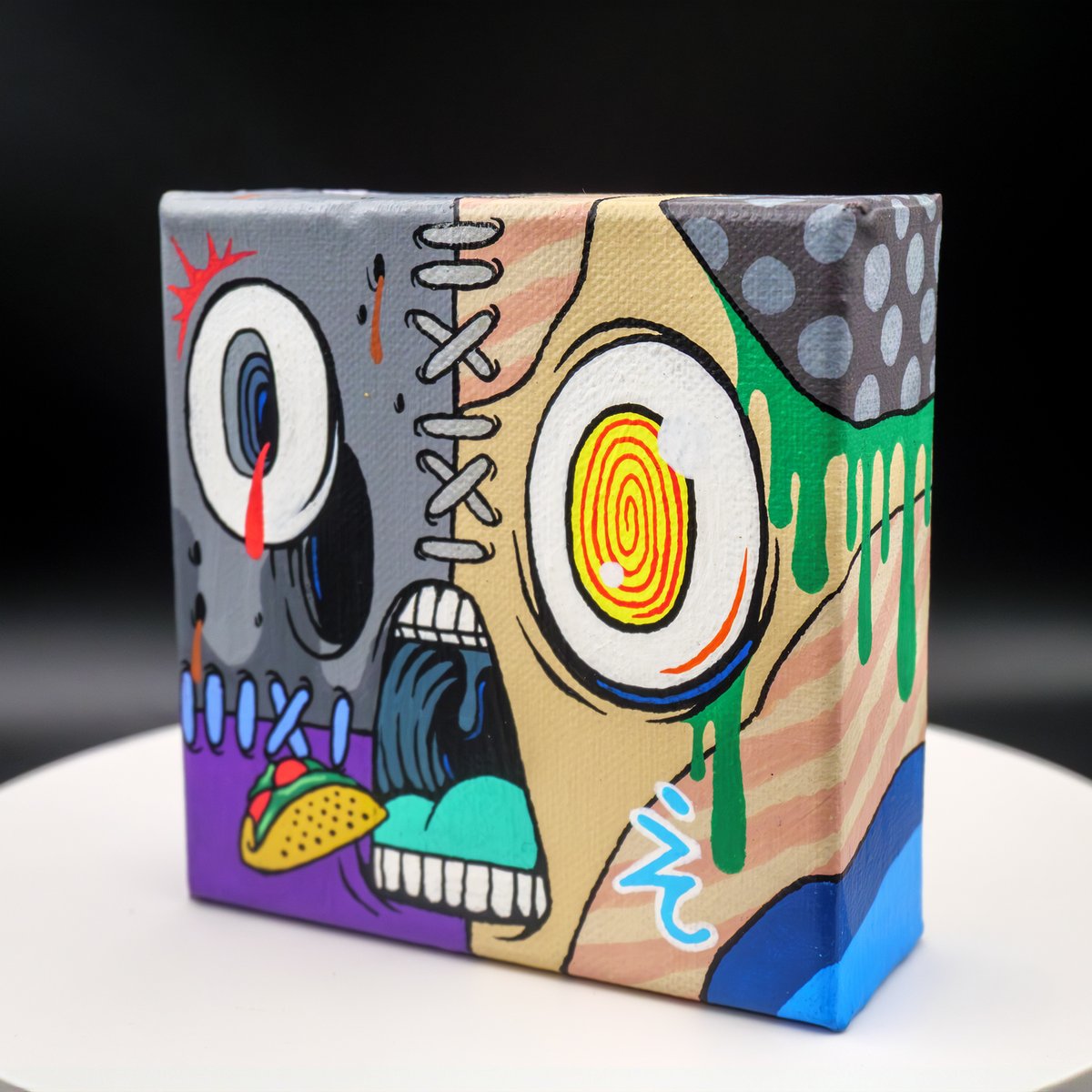 CHAOSCUBE No.111 Production date: Dec-21, 2024 Size: 10 x 10 ×3.7