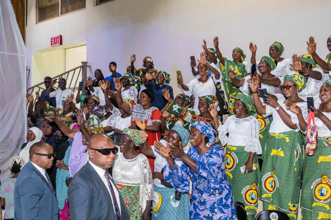 ubasanius's tweet photo. I had the distinct honour of serving as Chief Host as our beloved First Lady of Nigeria, Senator Oluremi Tinubu, CON, OON, flagged off, at the Yar’Adua Multipurpose Hall, Murtala Square, Kaduna, the distribution of food items and palliatives to Christian families across Northern Nigeria ahead of the Christmas and New Year celebrations.
 
This well-attended and truly epoch-making event stands as a compelling testament to the First Lady’s unwavering commitment to the welfare of Nigerians, particularly the most vulnerable among us. Her Excellency has, by her consistent compassion, earned the endearing and well-deserved title of Mother of the Nation. This initiative reflects deep empathy, an abiding devotion to national service, and exemplary moral leadership. It rises far above the realm of charity, sending a powerful message of care, dignity, and solidarity with families during a season that calls for love, hope, and shared humanity.
 
What renders Her Excellency’s philanthropy especially remarkable is its profound inclusiveness. Her compassion recognises no religious, ethnic, or regional boundaries. Across our great nation, Muslims and Christians alike have benefited from her generosity, reaffirming our shared values and strengthening the bonds that unite us as one people with a common destiny.